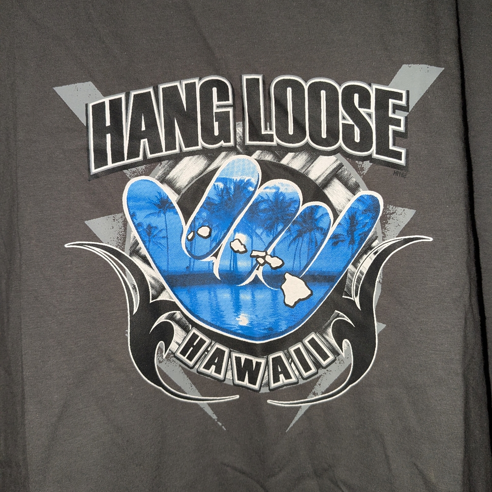 Hawaii Gray and Blue Men's Shirt